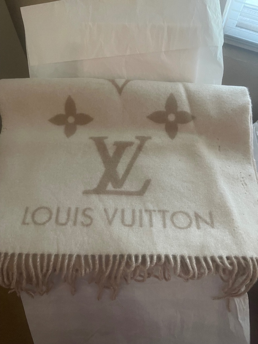 Louis Vuitton cashmere scarf